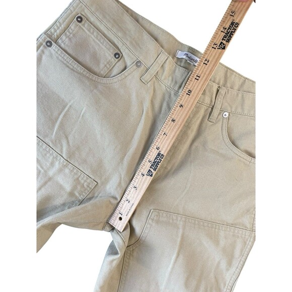 Madewell‎ The Dean Easy Straight Jean in Vintage Khaki Size 28 - Picture 11 of 15